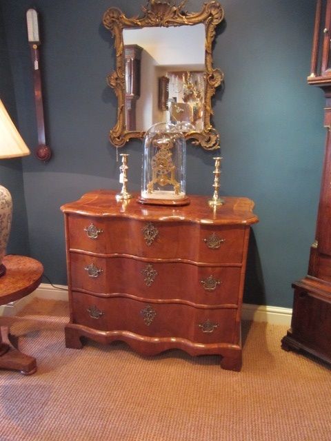 Stunning George II Walnut Robbin Front Chest
