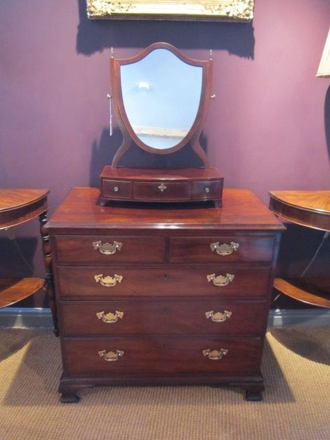 Small Mid Georgian Mahogany Chest of Drawers