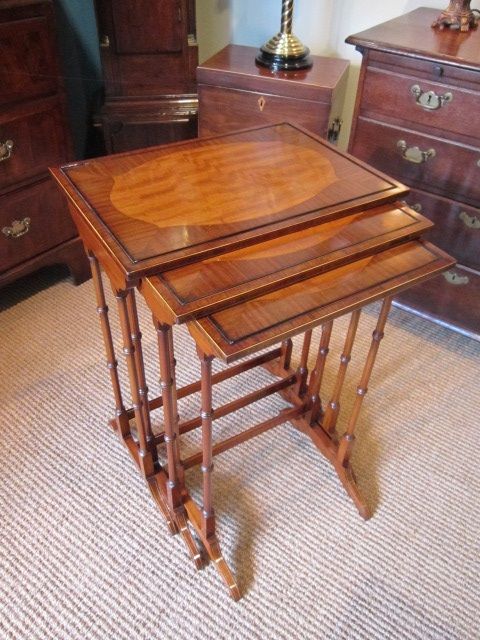 Immaculate Nest of Edwardian Occasional Tables