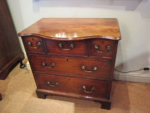 Very Small Georgian Serpentine Top Chest