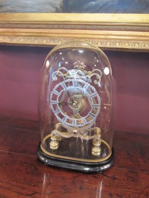 Quality Victorian Single Fusee Skeleton Clock