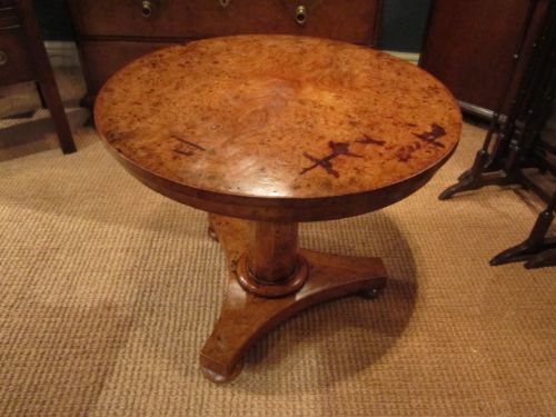 Quality William IV Pollard Oak Occasional Table