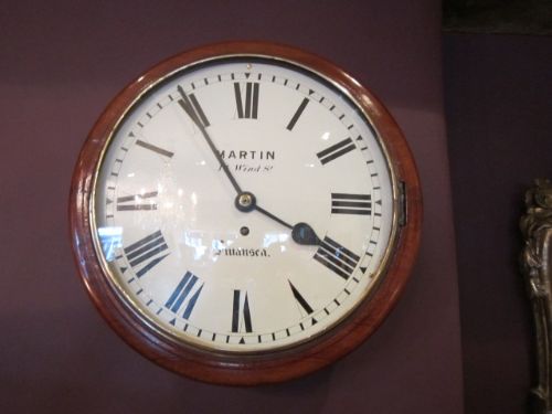 Victorian Single Fusee English Dial Wallclock