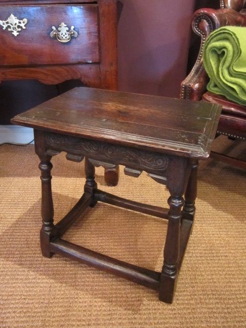 George II Period Oak Joint Stool