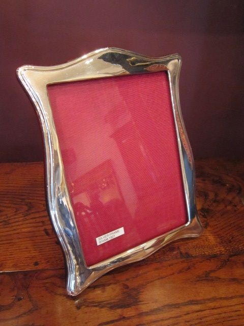 Large George V Silver Photo Frame