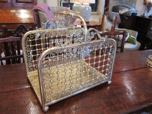 Fabulous Victorian Cast Brass Log Cradle