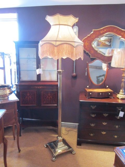 Quality Victorian Corinthian Column Standard Lamp