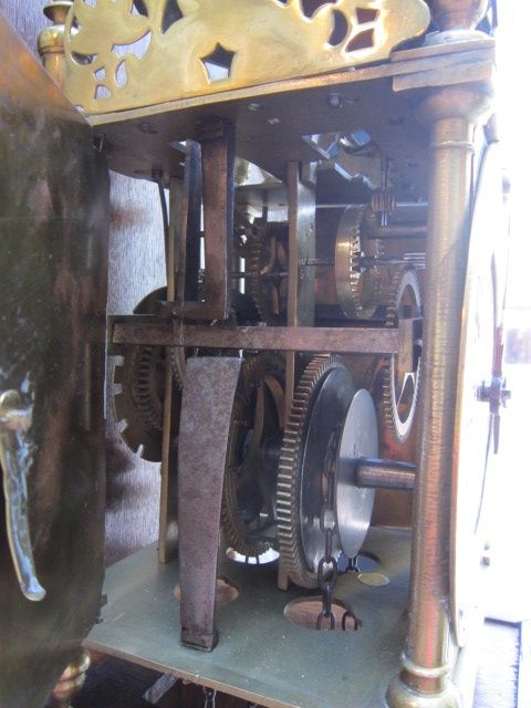 fig 1. FINE EARLY 18TH CENTURY WIGTON LANTERN CLOCK