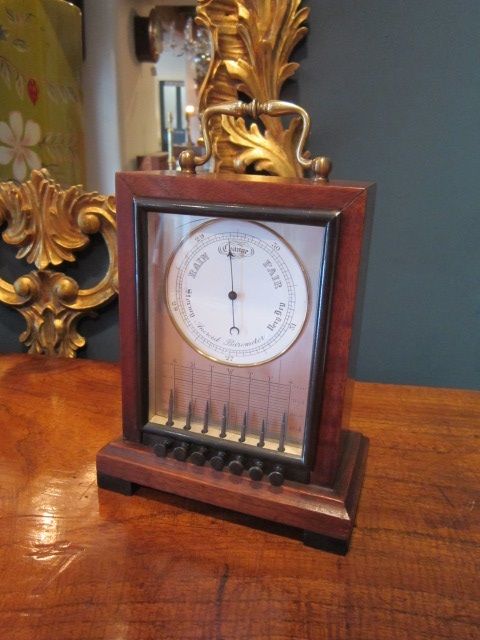 Unusual Victorian Desk Top Barometer