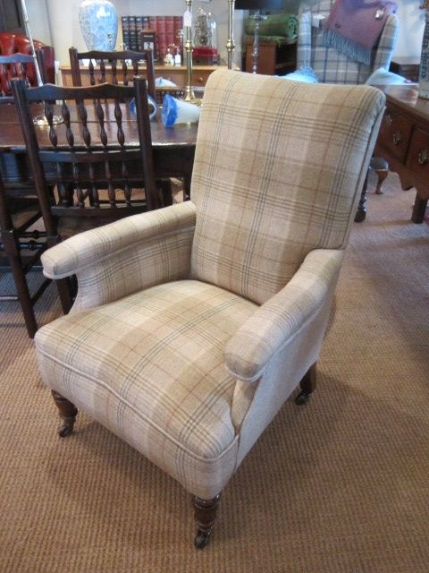 Top Quality Victorian Schoolbred Upholstered Armchair