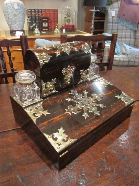 Top Quality 19th Century Coromandel Desk Set