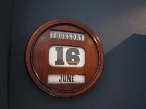Top Quality Victorian Mahogany Perpetual Wall Calendar