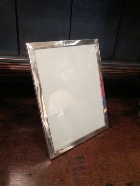 Large George V Silver Photo Frame