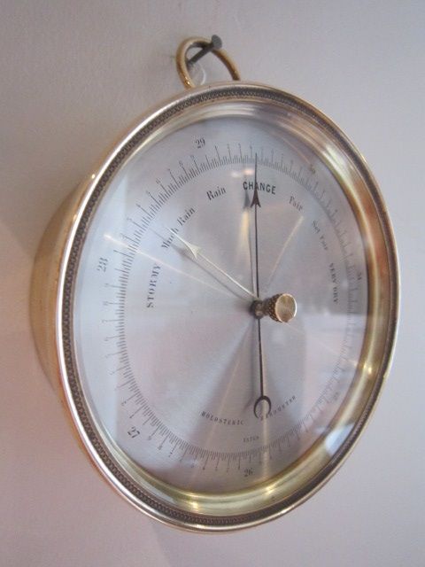 Quality Victorian Silvered Marine Barometer