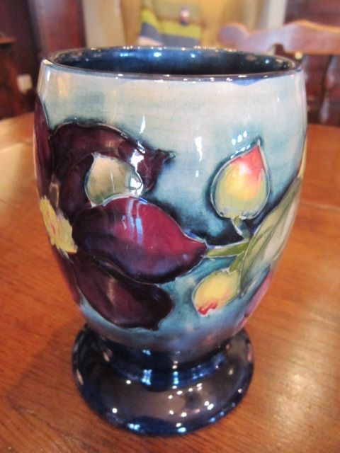 Quality Moorcroft Clematis Pattern Vase