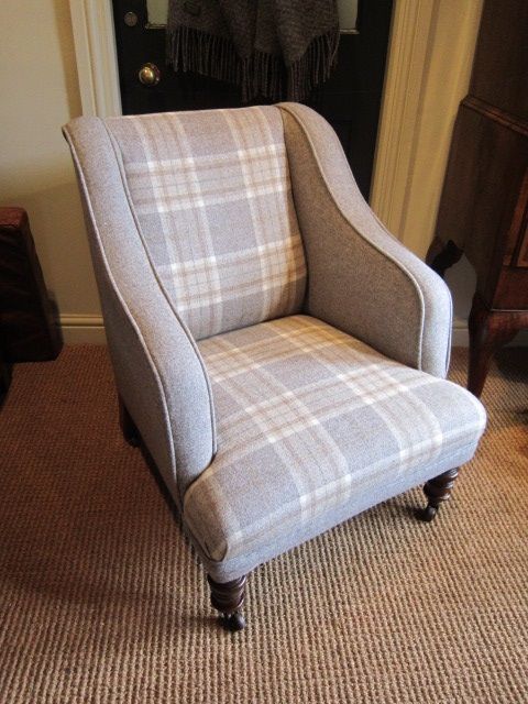 Mid Victorian Upholstered Easy Armchair