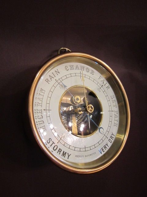 Victorian Visible Works Marine Barometer