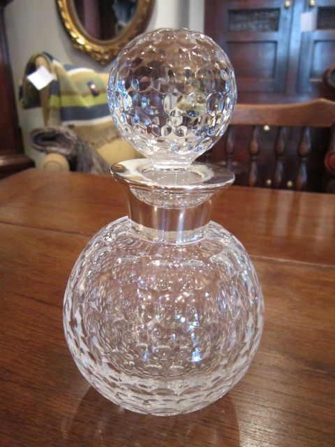 Large George V Silver Mounted Scent Bottle