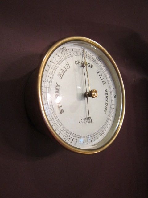 Late Victorian Edinburgh Marine Barometer