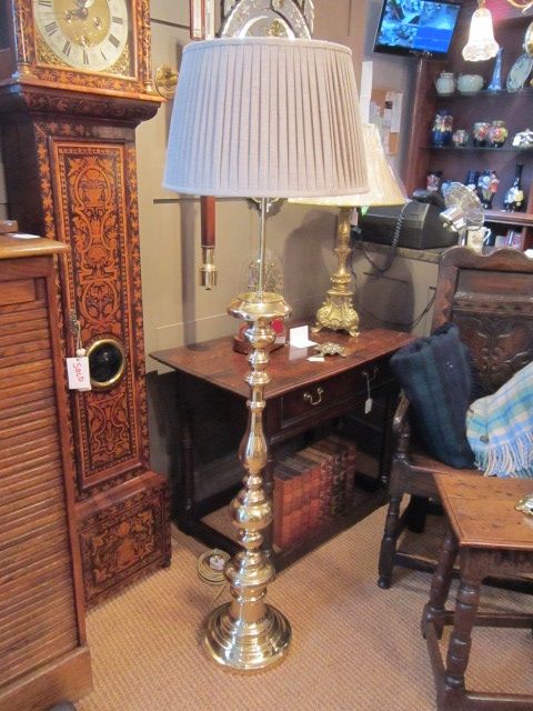 1920'S Cast Bronze Lamp Standard