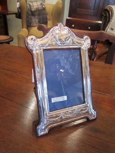 Edwardian Solid Silver Shaped Photo Frame