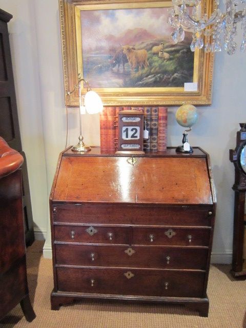 Very Original George I Period Oak Bureau