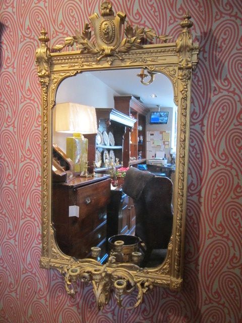 Impressive Early Victorian Timber Gilt Wall Mirror