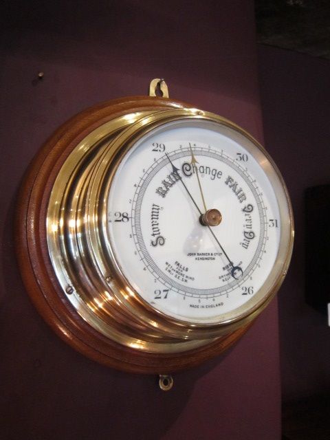 Superb Victorian London Marine Barometer