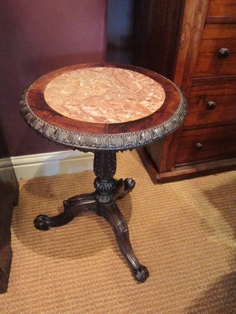 19th Century Oriental Rosewood Occasional Table