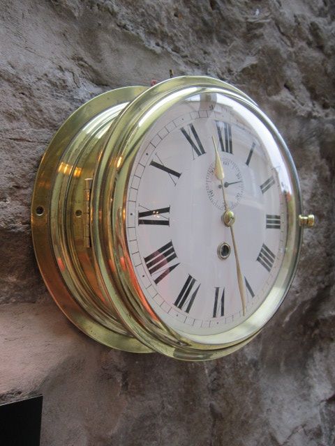 Superb Quality Victorian Convex Dial Ships Clock