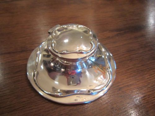 Decorative Art Nouveau Silver Inkstand