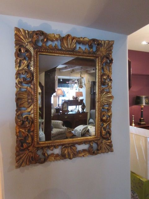Victorian Timber Gilt Rococo Wall Mirror
