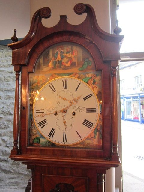 Small Regency Scottish 8 Day Longcase Clock