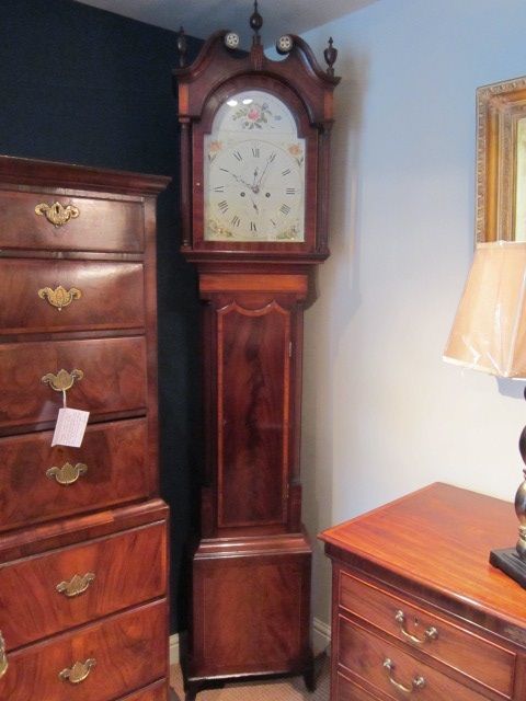 Fine George III Inlaid 8 Day Scottish Longcase Clock