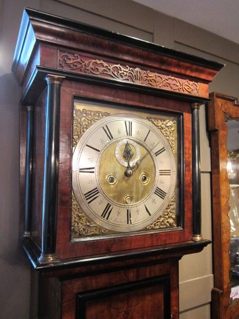 Stunning George I Walnut London 8 Day Longcase Clock