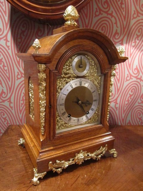 Superb Large Victorian Ting Tang Bracket Clock