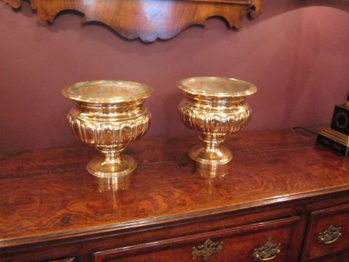 Fine Pair of Regency Bronze Wine Coolers