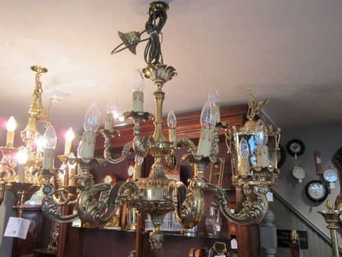 Impressive Edwardian Two Tier Chandelier