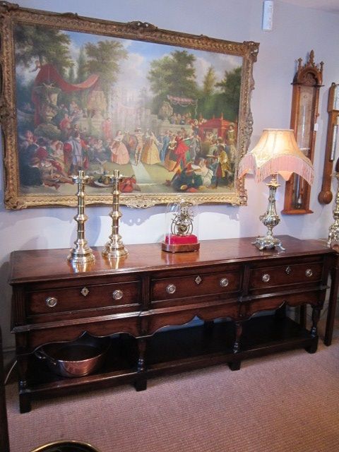 Superb George II Montgomeryshire Low Dresser Base