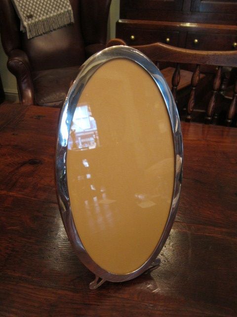 Top Quality Edwardian Oval Silver Photo Frame