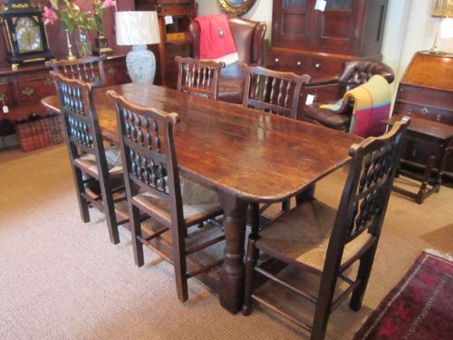 Superb George II Oak Refectory Table