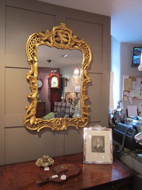 Superb Early Victorian Timber Gilt Rococo Mirror