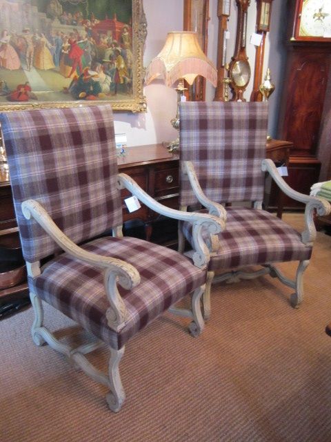 Quality Pair of 19th Century Gainsborough Armchairs