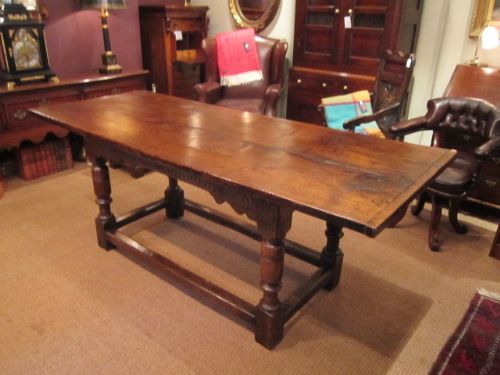 Superb George II Period Oak Refectory Table