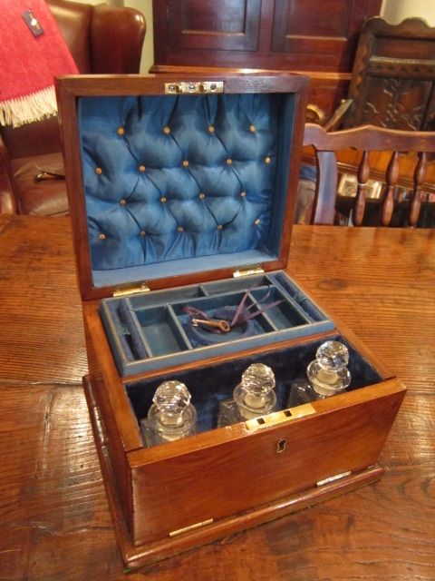 Superb Victorian Walnut Jewel & Scent Box