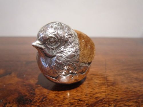Sampson & Marden Silver Chick Pin Cushion