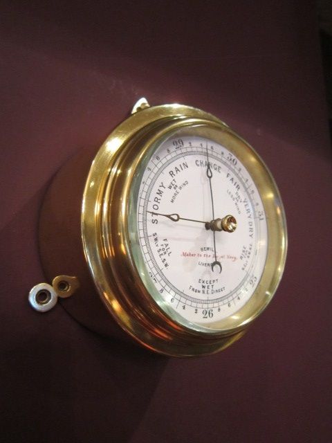 Top Quality Victorian Liverpool Marine Barometer