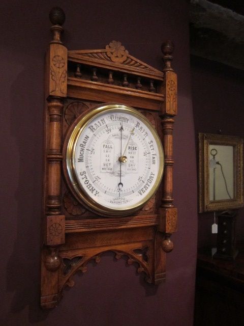 Unusual Victorian 'Fitzroys' Aneroid Barometer