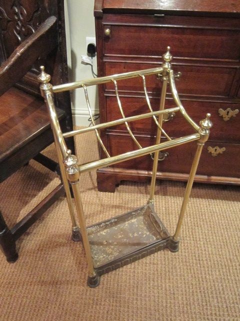 Top Quality Victorian Brass & Iron Stick Stand