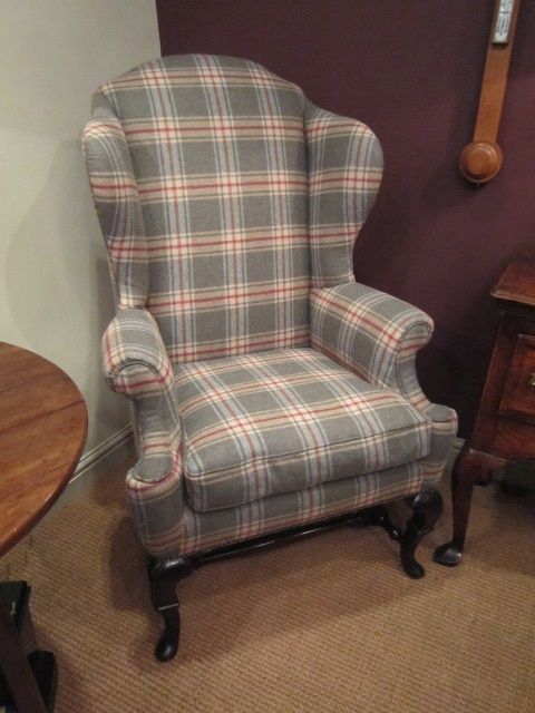 Top Quality Victorian Upholstered Wing Armchair